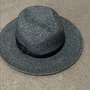 Stylish Gray Straw Hat
